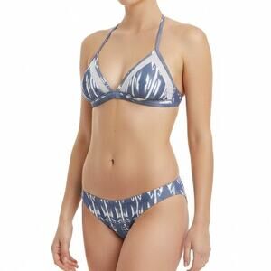 Suboo Ikat Mesh Triangle Bikini Top (US6) Bottom (US2) Set